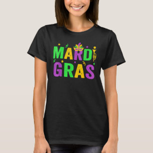 Camiseta Mardi Gras Homens Mardi Gras Crianças Mardi Gras B