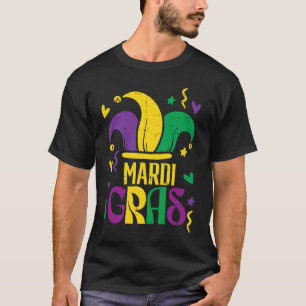 Camiseta Mardi Gras Jester Hit Carnaval Mulheres Ki