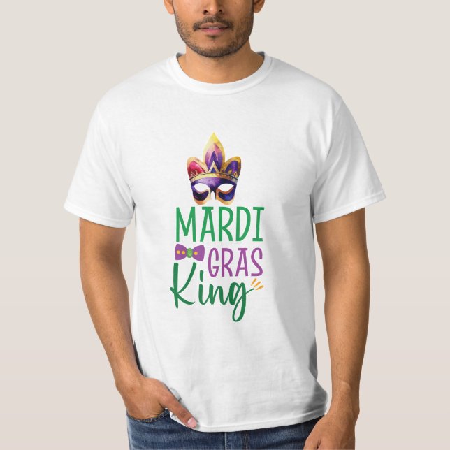 Camiseta Mardi Gras King (Frente)