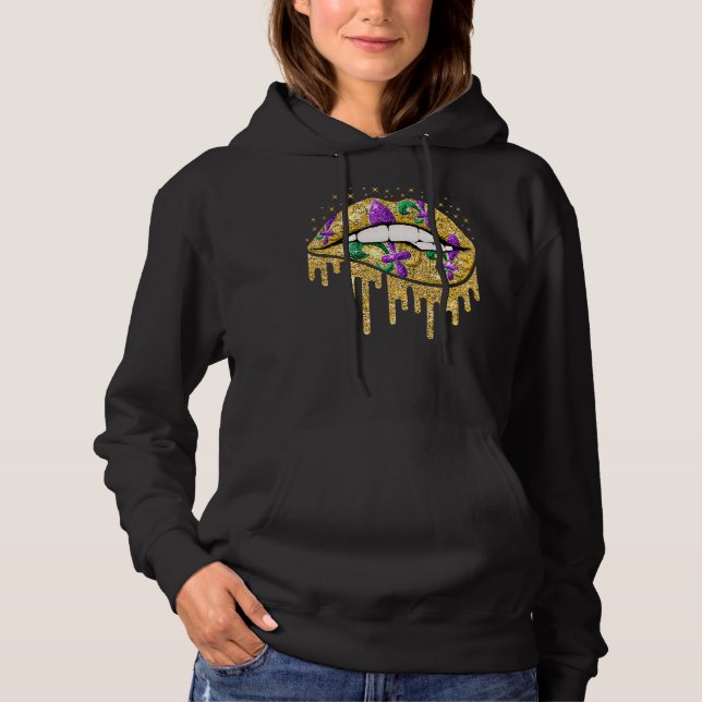 Camiseta Mardi Gras Lábios Rainha Carnaval Fleur (Frente)
