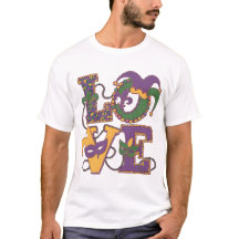 Mardi Gras Love-Love in Bloom - Mardi Gras Themed