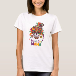 Camiseta Mardi Gras Mama Carnival Vibes