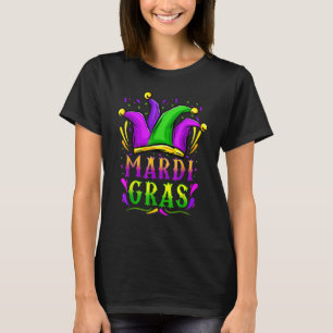 Camiseta Mardi Gras Mask Carnaval de Nova Orleans Mardi Gra