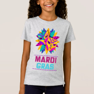 Camiseta Mardi Gras Mask Kids Shirt