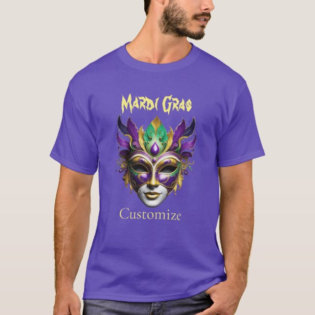 Camiseta Mardi Gras Mask Thunder_Cove (Frente)