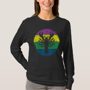 Camiseta Mardi Gras Masque - Lagosta Circular Silhouette Ca