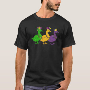 Camiseta Mardi Gras Miçanga Festival Animais de Jester Hat