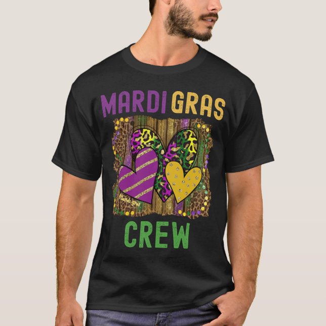 Camiseta Mardi Gras New Orleans Engraçado Cita Família (Frente)