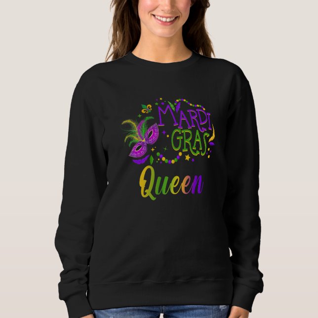 Camiseta Mardi Gras New Orleans King Queen Nola Party Coupl (Frente)