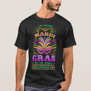Camiseta Mardi Gras Original Mobile 1703