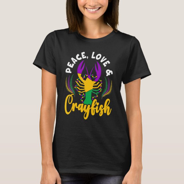 Camiseta Mardi Gras Parade Crawfish Lover Crayfish Lobster (Frente)