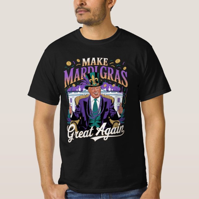 Camiseta Mardi Gras Parody Tee | Festival NOLA (Frente)
