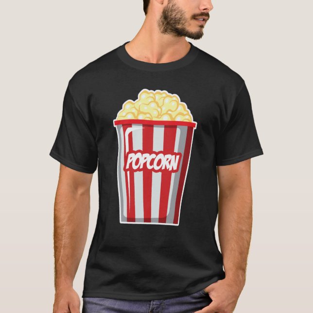 Camiseta Mardi Gras popcorn costume (Frente)