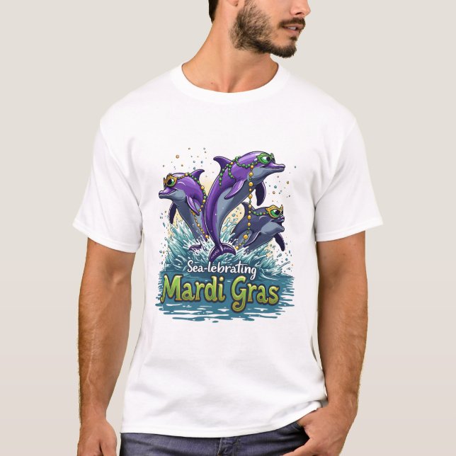 Camiseta Mardi Gras, que é uma ponte marítima (Frente)