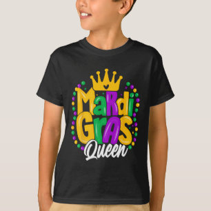 Camiseta Mardi Gras Queen Womens Mardi Gras