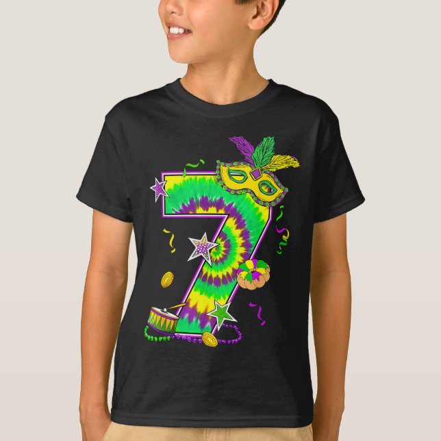 Camiseta Mardi Gras Six Seven 6 7 Matching Costume Couple M (Frente)