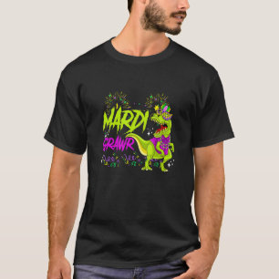 Camiseta Mardi Gras T Rex MARDI GRAWR Funny Tyrannosaurus R