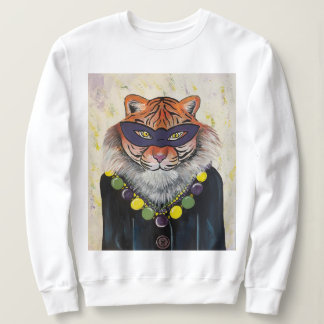 Camiseta Mardi Gras Tiger Sweatshirt