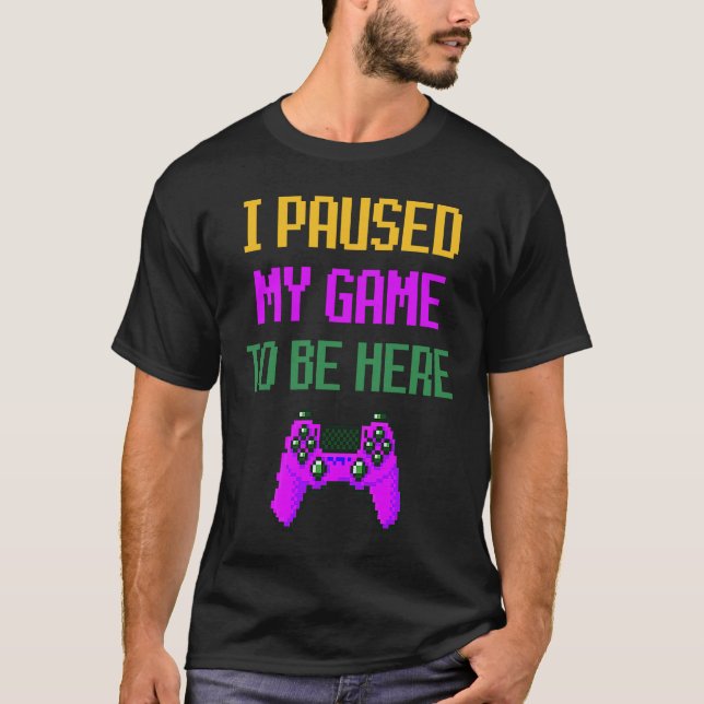 Camiseta Mardi Gras Video Game Controller for Gaming and Ga (Frente)