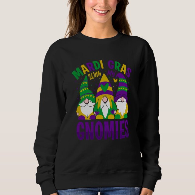 Camiseta Mardi Gras With my Gnomies celebrations parade par (Frente)