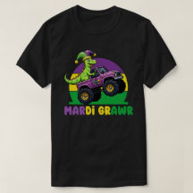 Mardi Grawr Monster Truck Dinossaur Mardi Gras