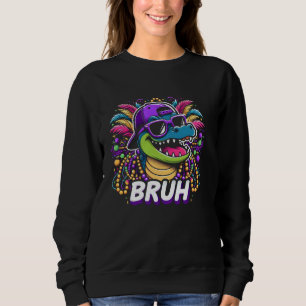 Camiseta Mardigator Jacaré Bruh Fantasia de Carnaval Adoles