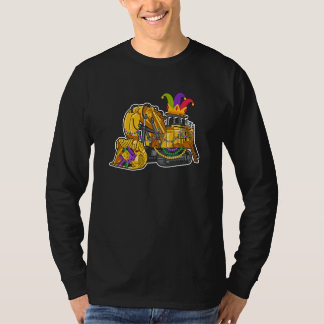 Camiseta Mardy Gras Construction Celebrations Fat Tuesday P (Frente)
