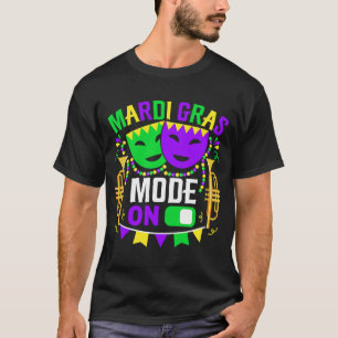 Camiseta Mardy Gras Mode Em Celebrações Desfile Fat Terça-F