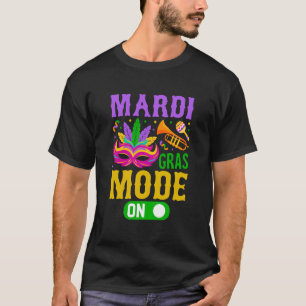 Camiseta Mardy Gras Mode Em Celebrações Desfile Fat Terça-F