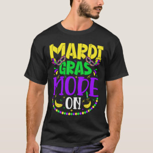 Camiseta Mardy Gras Mode Em Celebrações Desfile Fat Terça-F