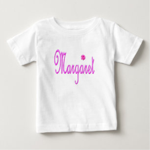 Camiseta "Margaret" Nome em Rosa Paixão,