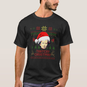Camiseta Margaret Thatcher Thatchy Christmas Christma