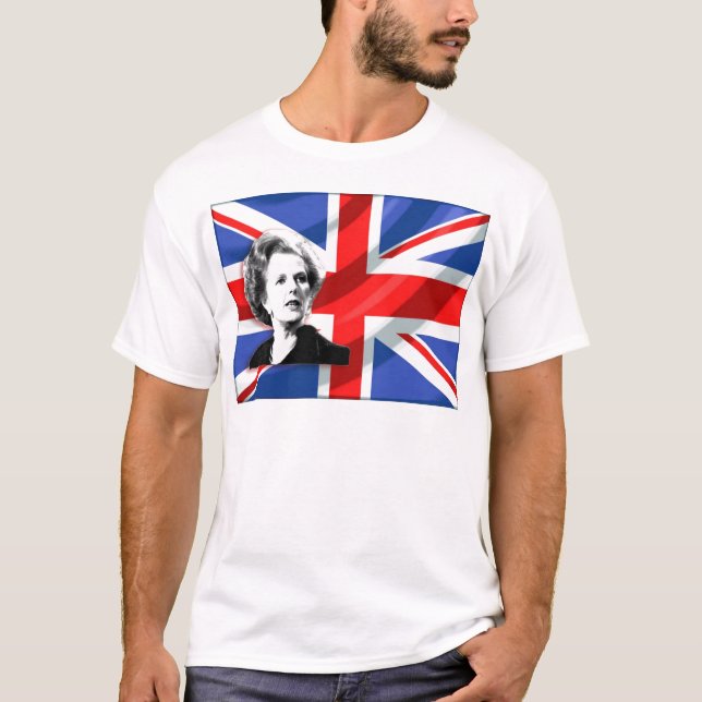 Camiseta Margaret Thatcher Union Jack (Frente)