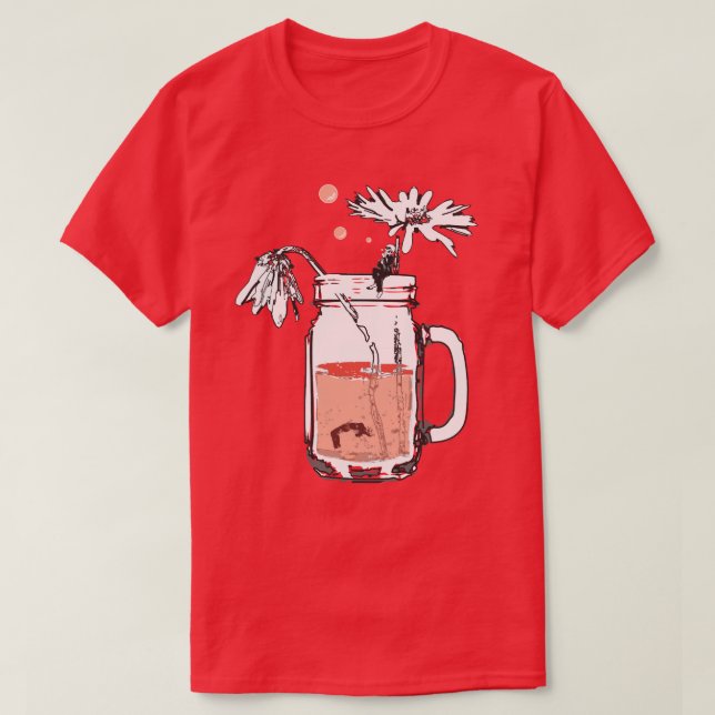 Camiseta margarida (Frente do Design)
