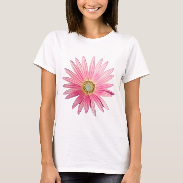 Camiseta Margarida Africana rosa (Frente)