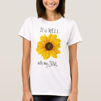 Camiseta Margarida Amarela Está Tudo Bem Com a Minha Alma I