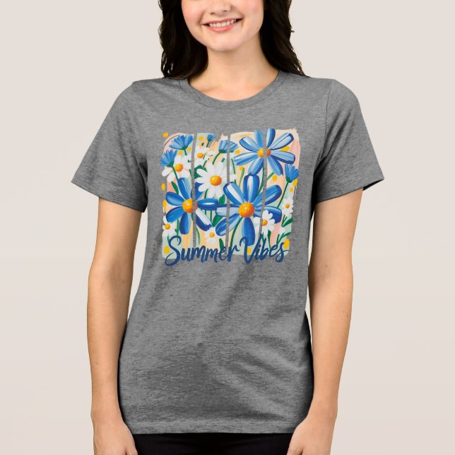 Camiseta Margarida Azul (Frente)