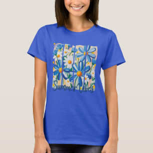 Camiseta Margarida Azul