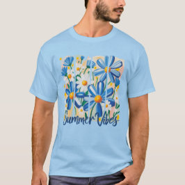 Camiseta Margarida Azul