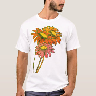Camiseta Margarida comum Daisy transvaal girassol comum