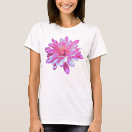Camiseta Margarida rosa, foto floral retrô