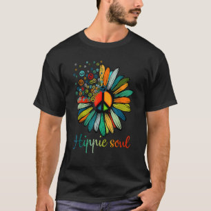 Camiseta Margarida Sinal de Paz Alma Hippie Flor 1