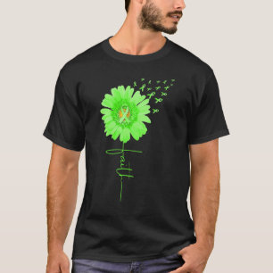Camiseta Margarida Verde Faith Sensibilização para a Saúde