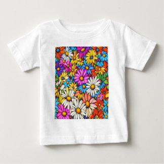 Camiseta Margaridas Abstratas Coloridas #444