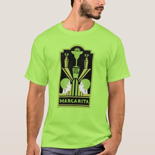Camiseta Margarita Art Deco Cocktail (Frente)