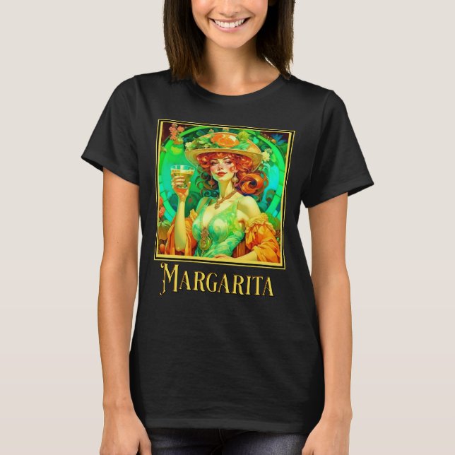 Camiseta Margarita Art Nouveau (Frente)
