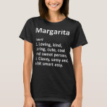 Camiseta MARGARITA Definição Personalizada Funny Birthday G<br><div class="desc">MARGARITA Definição Personalizada Engraçada Ideia de Presente</div>