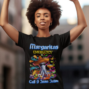 Camiseta Margarita Emergency Sombrero Octopus Veste