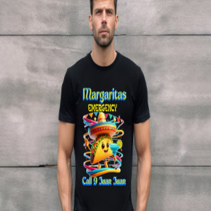 Camiseta Margarita Emergency Sombrero Octopus Veste