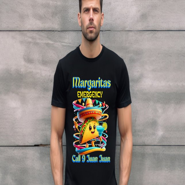 Camiseta Margarita Emergency Sombrero Octopus Veste (Criador carregado)